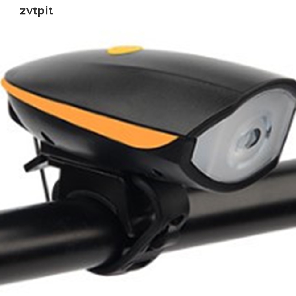 [ZVPT] 自行車燈套裝自行車喇叭燈 USB 可充電太陽能 LED 頭燈 DSF