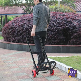 💖臺灣公司＋發票💖行李拖車 折疊小拉車手拖車行李車買菜拉桿車便攜兩輪拉貨車搬運車方管推車