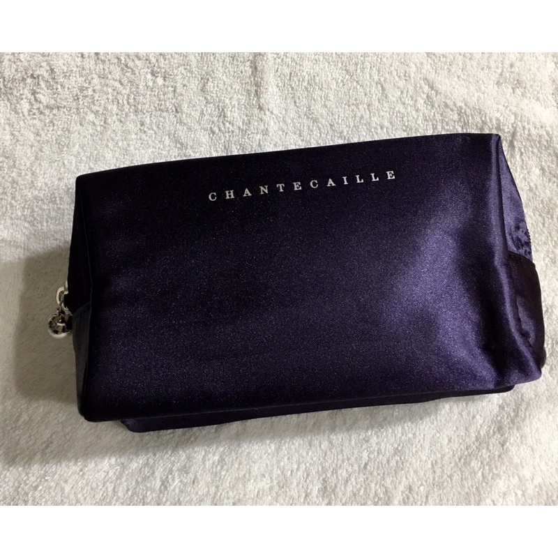 香緹卡 CHANTECAILLE 《紫色款珍珠拉鏈》化妝包 置物包 新光三越信義店