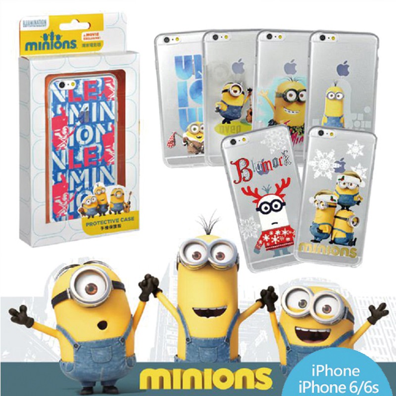 MINIONS 小小兵 小小兵 iPhone 6 / 6s 4.7吋透明保護套  現貨 蝦皮直送