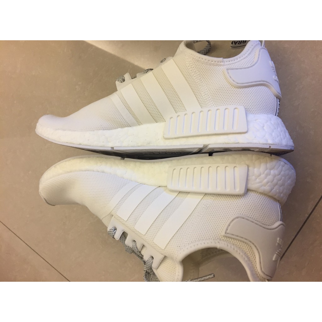 Adidas nmd r1 全白 日本帶回 僅試穿 US10