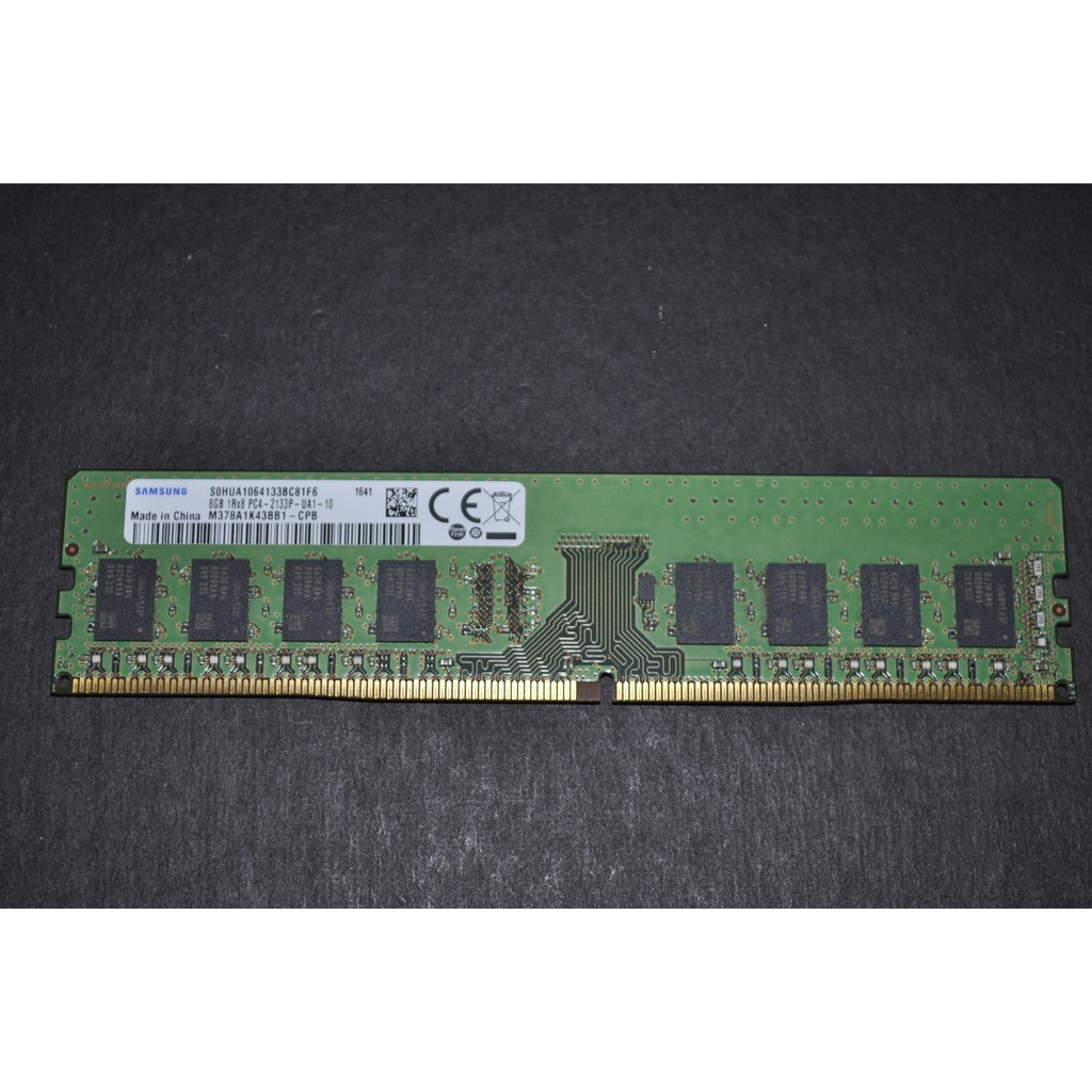 三星 Samsung DDR4-2133 8G (M378A1K43BB1-CPB) 單面顆粒 非威剛 十詮 金士頓
