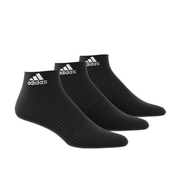 Adidas 黑色踝襪三件組 KAORACER DZ9436