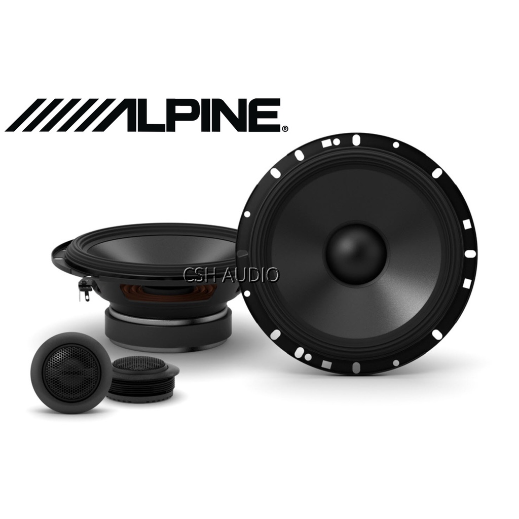 ALPINE S-S65C 6.5吋兩音路分離式喇叭 六吋半 分音喇叭 全新正品