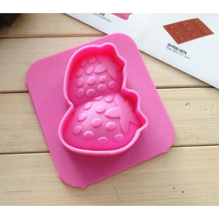 草莓矽膠手工皂模 矽膠蛋糕模 巧克力模 冰塊模 ◆◆大祺百貨◆◆