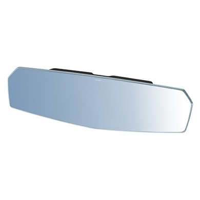 車之嚴選 cars_go 汽車用品【DZ460】CARMATE無邊框設計大型平面車內後視鏡車內後視鏡(藍鏡) 300mm