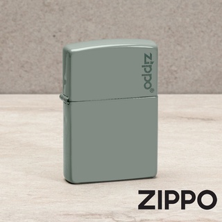 ZIPPO 鼠尾草綠亮漆防風打火機 經典素面 官方正版 現貨 禮物 送禮 刻字 客製化 終身保固 49843ZL