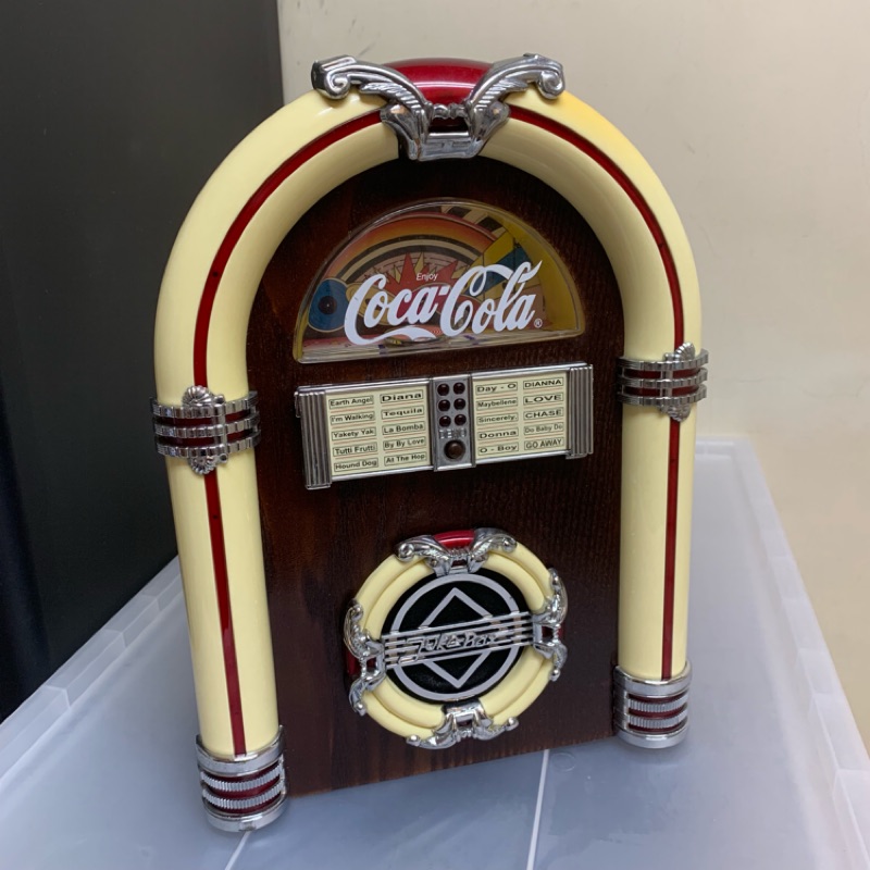 限@derek0812下標  Coca Cola 可口可樂 Jukebox復古點唱機造型電話