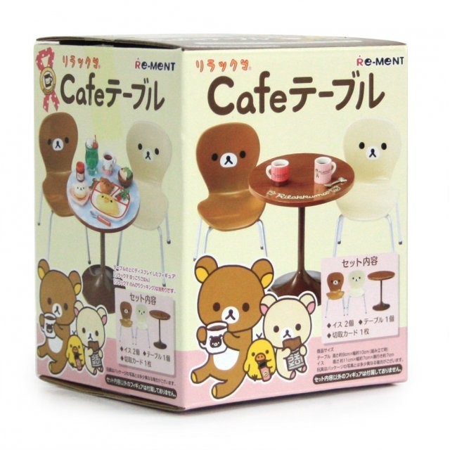 《樂城》現貨 日版 Re-ment 盒玩 cafe 懶懶熊 拉拉熊 咖啡桌 170084