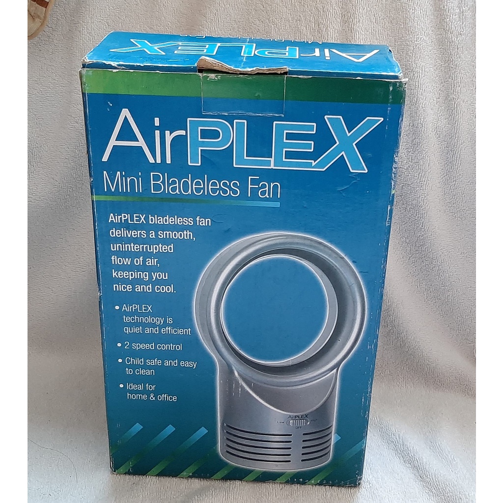 【豆媽二手屋】生活用品_AirPlex小型無葉片風扇 無扇葉出風口安全護手 茶几 床頭櫃 書桌 辦公桌等多場所適用 桌上