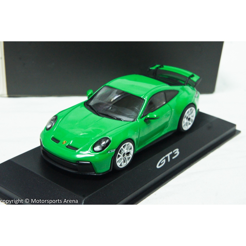 【現貨特價】保時捷原廠 1:43 Minichamps Porsche 911 992 GT3 2021 綠色