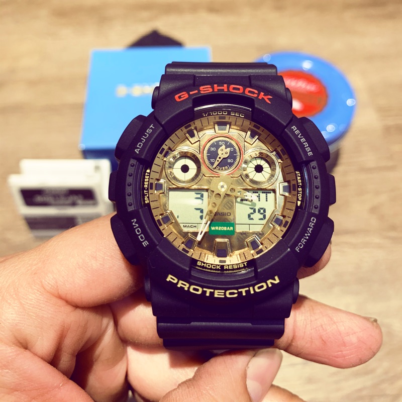 🚦橡樹專家🚦免運 現貨！現貨！限量版招財貓{正}日本🇯🇵製Casio G-shock GA-100TMN-1A