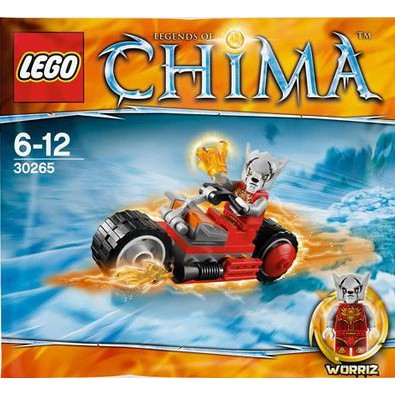 (記得小舖)美國正版 全新 樂高 LEGO 30265 Chima 神獸傳奇系列 Worriz Fire Bike