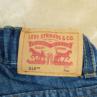 二手 Levi's 514 男童 女童 長褲 牛仔褲 116-122cm