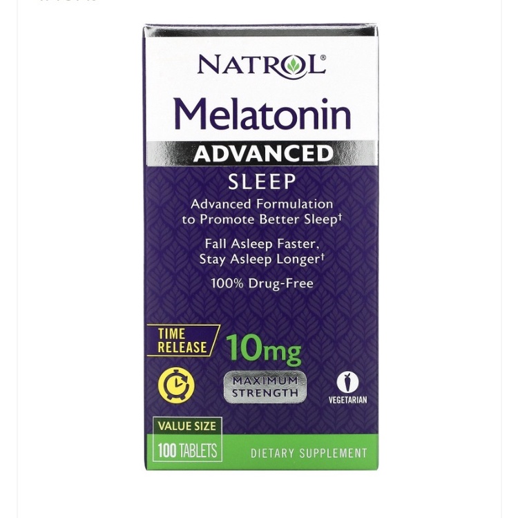 現貨 Natrol 幫助睡眠 10 毫克，100 片