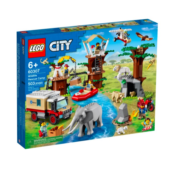 『現貨』LEGO 60307	City-野生動物救援營     盒組     【蛋樂寶】