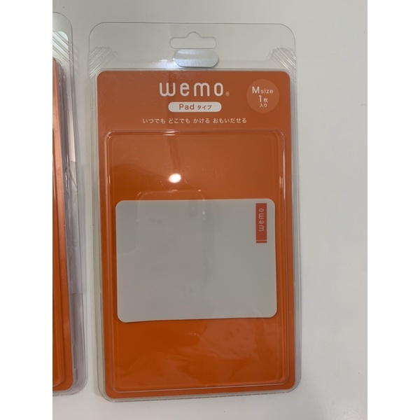 日本 wemo 重複手寫便條紙 一組1枚 重複手寫 文具大賞 無限塗寫 Pad type 備忘錄 便利貼 任意貼 防水