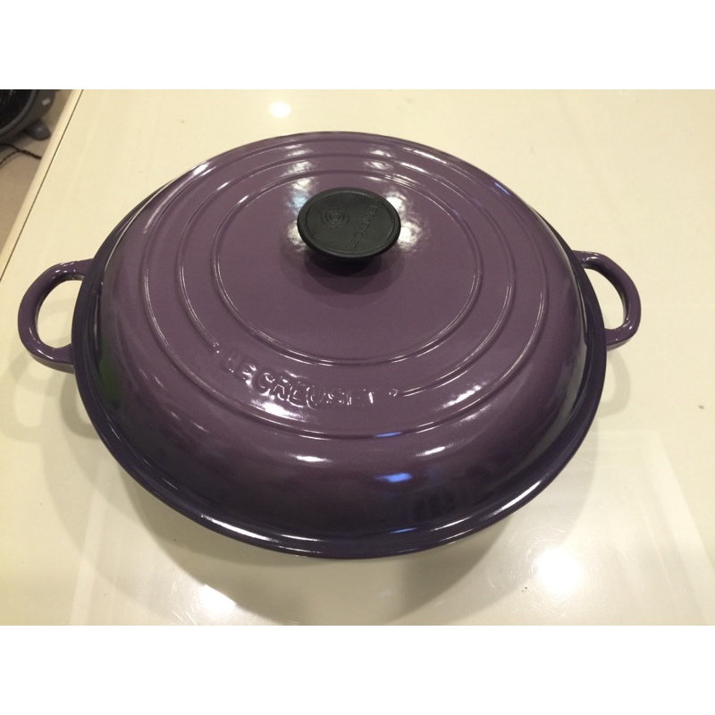 Le Creuset 葡萄紫30公分壽喜燒鍋