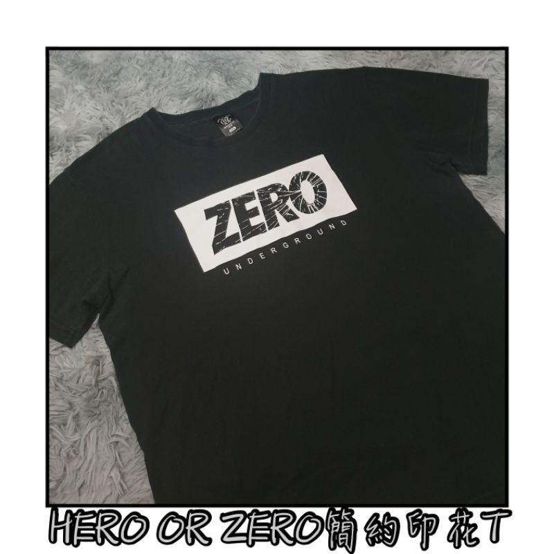 [HERO OR ZERO]MIT 黑白 簡約 百搭 印花 短袖 T恤 2XL碼 XXL碼