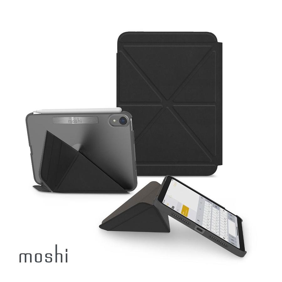 moshi VersaCover多角度前後保護套/ iPad mini 6/ 炭黑 eslite誠品