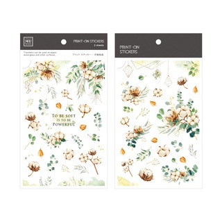 MU【Print-On Stickers轉印貼紙】No.144 | Rub-On Sticker