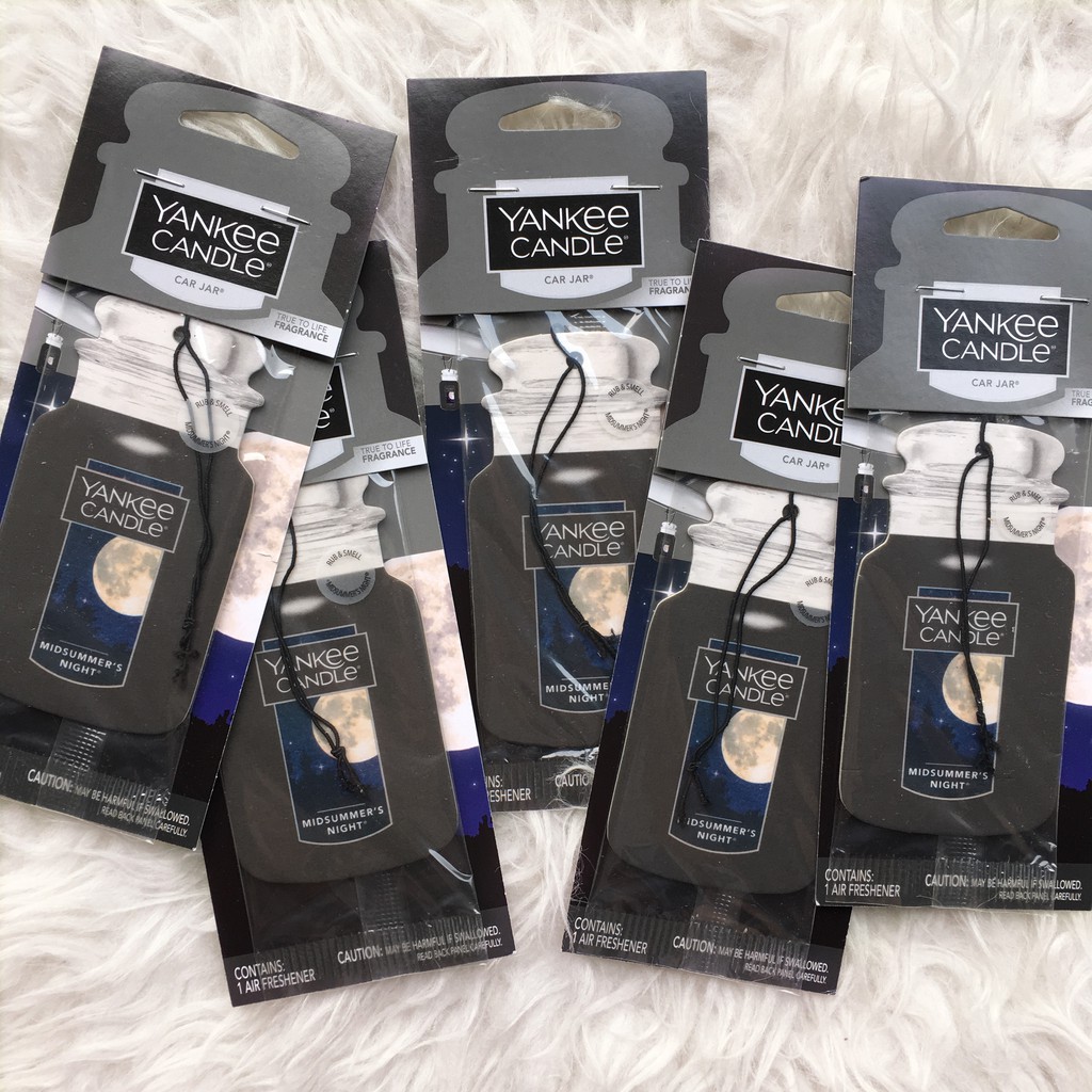 Yankee Candle 現貨 汽車車用芳香片香香片仲夏之夜仲夏夜之夢純淨棉花薰衣草香草 蝦皮購物