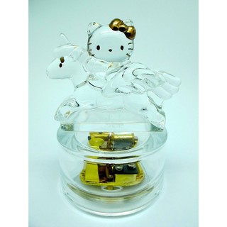 sanrio kitty 1999年出品 25週年 水晶音樂鈴 (精品)