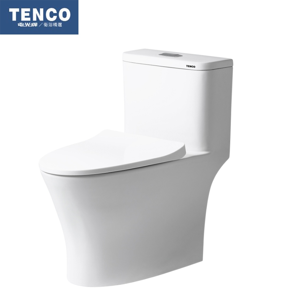 【TENCO 電光】實體店面 SC5963A-T 二段式單體馬桶 好沖洗力 御の釉NEW 限台中免運
