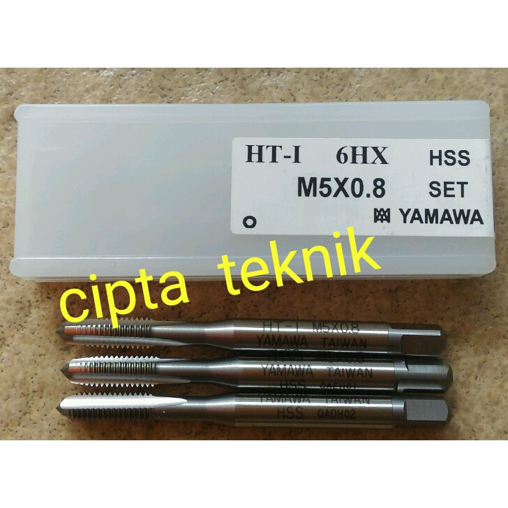 手用絲錐 Yamawa M5 x 0.8 手用絲錐 Yamawa M5x0.8