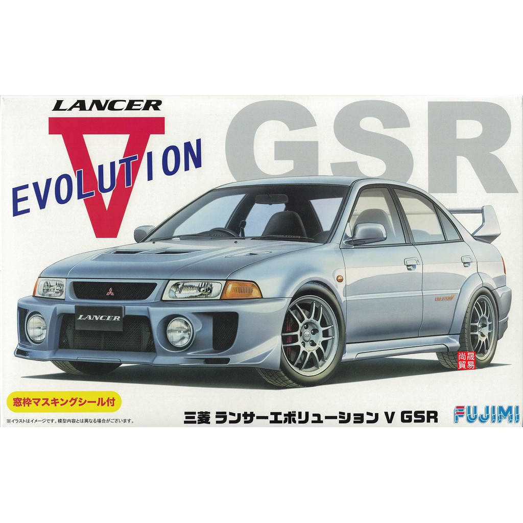 FUJIMI 1/24 三菱 Lancer Evolution V GSR EVO5 富士美 ID100 組裝模型