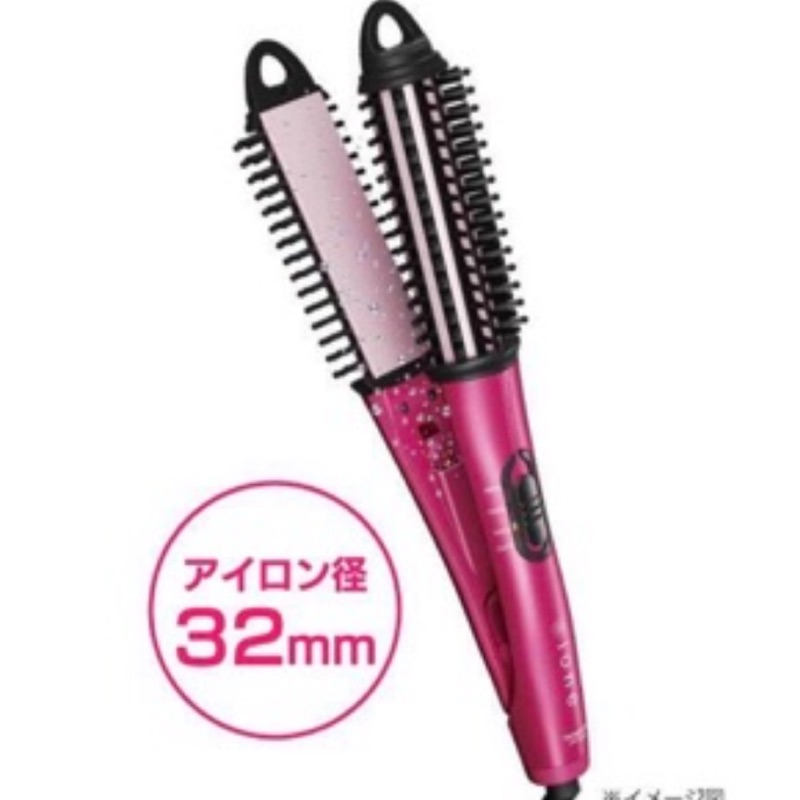 日本直購（現貨）TESCOM~IPH1632負離子直、捲2用整髮梳32mm