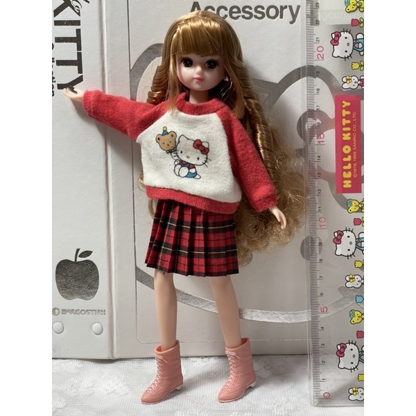 kitty 1986日本 早期 絕版 芭比娃娃衣服 莉卡娃娃 一起賣