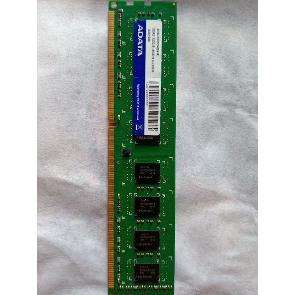威剛DDR3-1333 4GB桌上型記憶體4G DDR3-1333 終身保固 雙面顆粒2Rx8 ADATA原廠終保RAM