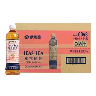 Ito-En 伊藤園 蜜桃紅茶 535毫升 X 24瓶 C125248