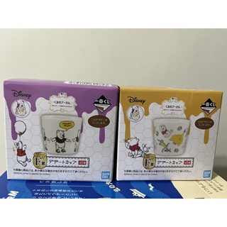 臺灣現貨🥰日版 一番賞 F賞 玻璃杯 甜點杯 陶瓷杯 小熊維尼 95週年紀念 原作 收藏 水杯