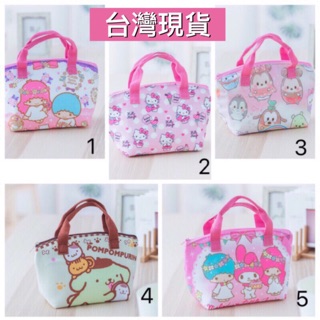 現貨 韓版 hello kitty 便當袋 保溫 保冷 便當袋 手提袋 帆布袋 美樂蒂 達菲 雙子星 布丁狗 tsum