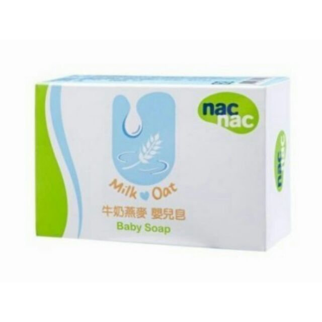 nac nac 牛奶燕麥嬰兒皂 75g