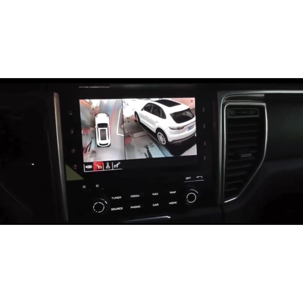 台中 Porsche 保時捷 Cayenne 凱燕 馬肯 Macan 360環景影像輔助 HD環景錄影監控系統