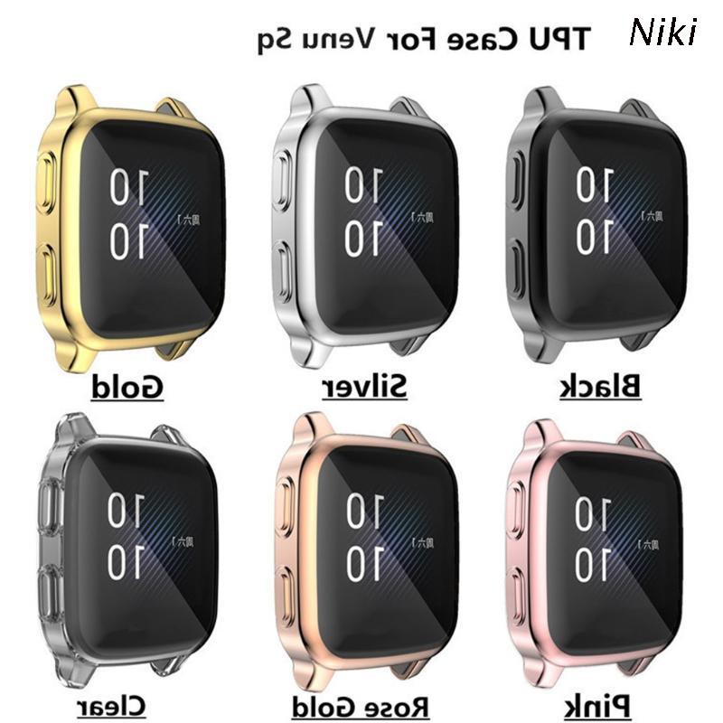 Niki -Garmin Venu SQ Smart Watch Venu SQ保護套電鍍保護殼TPU軟蓋全屏