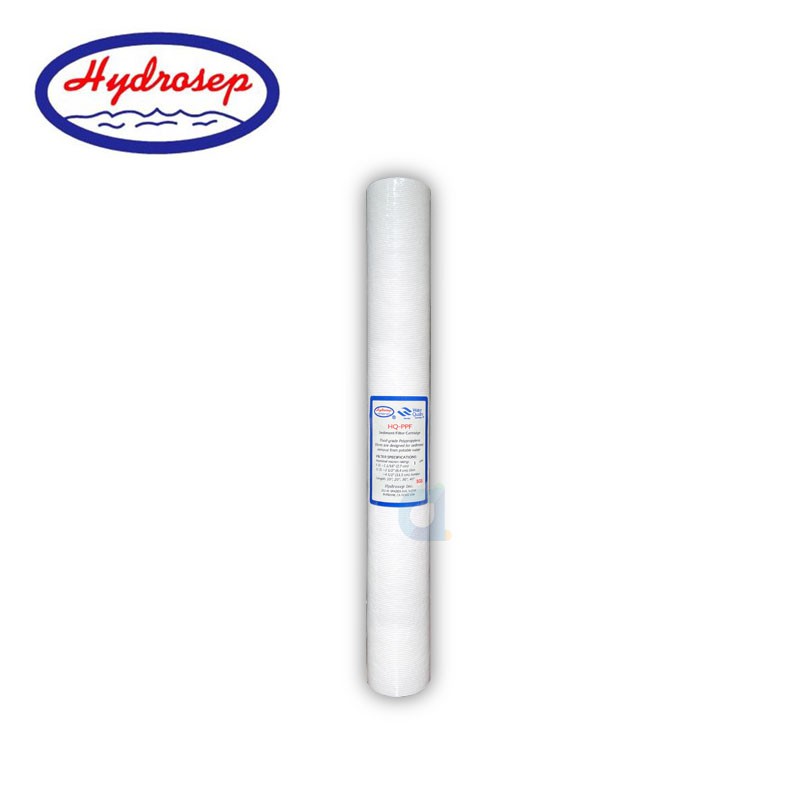 Hydrosep 20英吋標準型(小胖)高品質細溝槽1微米PP纖維濾心
