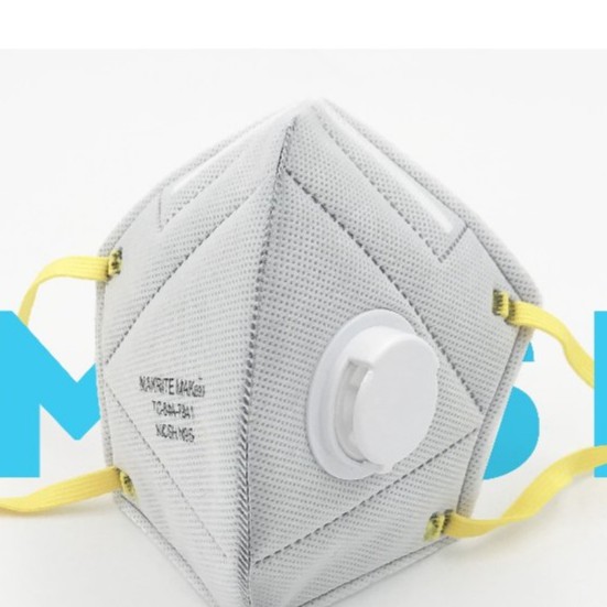 【AFMASK】Makrite | 淨舒式 MAK699+ 活性碳 N95 折疊口罩【15入/盒】(有氣閥）現貨供應！