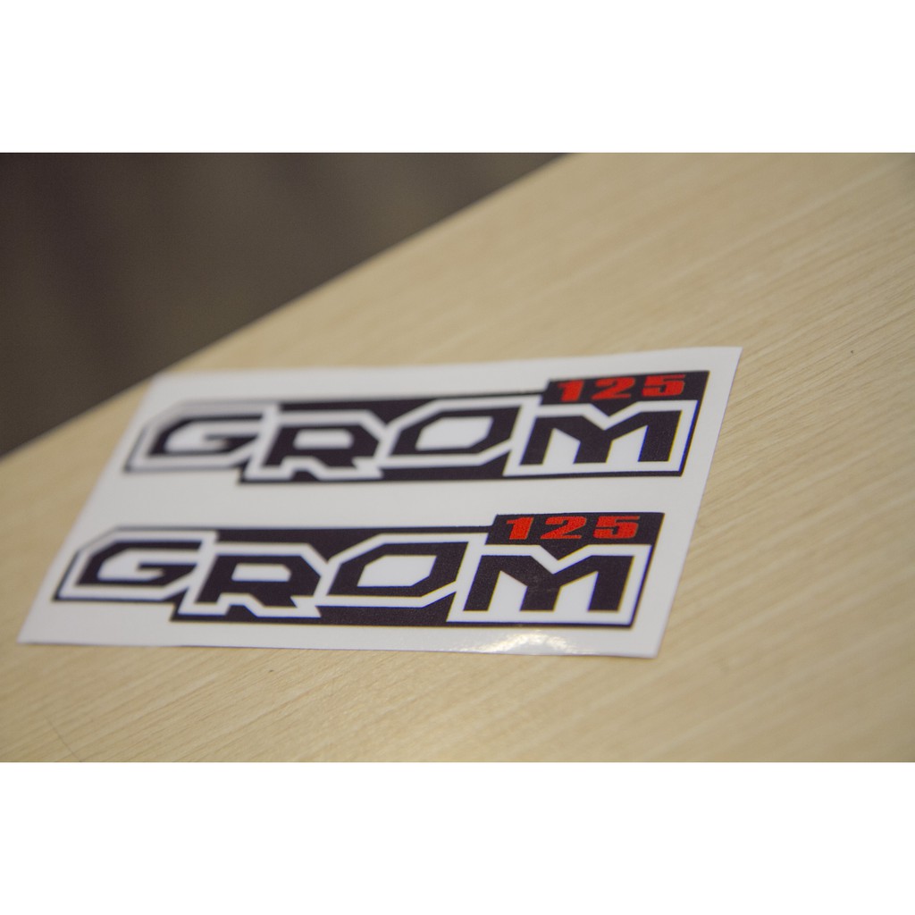 [防水抗UV貼紙]GROM MSX125 HONDA 國外 美規 泰規 MARK LOGO 標誌 貼紙樣式 桃園 直上