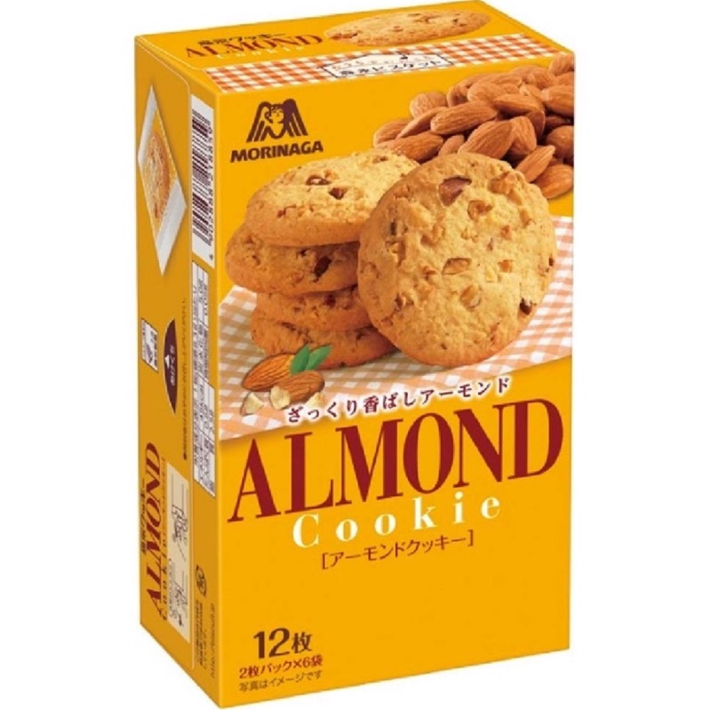日本 森永 MORINAGA ALMOND Cookie 杏仁風味餅乾