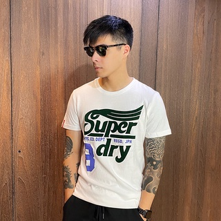 美國百分百【全新真品】極度乾燥 Superdry 復古T恤 上衣 T-shirt 短袖 圓領 LOGO 短T CD71