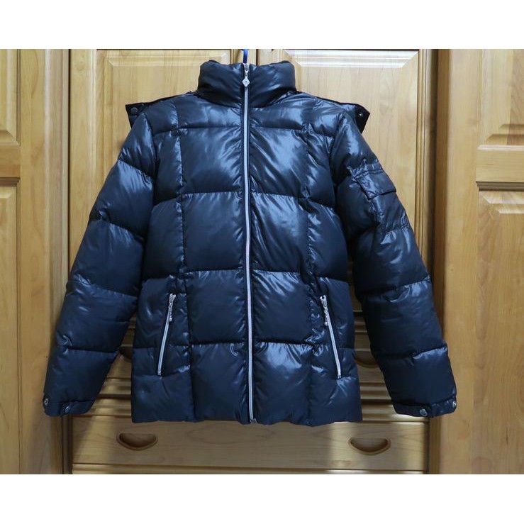 2手衣物 Bobson 黑色羽絨外套尺寸m 蝦皮購物