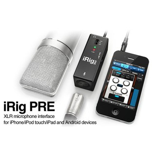 [免運] IK Multimedia iRig Pre iOS Android 手機電容式麥克風轉接介面 [唐尼樂器]