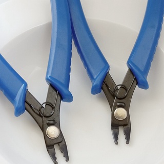 手工飾品diy工具鉗子多功能PVC手柄珠寶定位夾扁鉗卡線扣專用鉗
