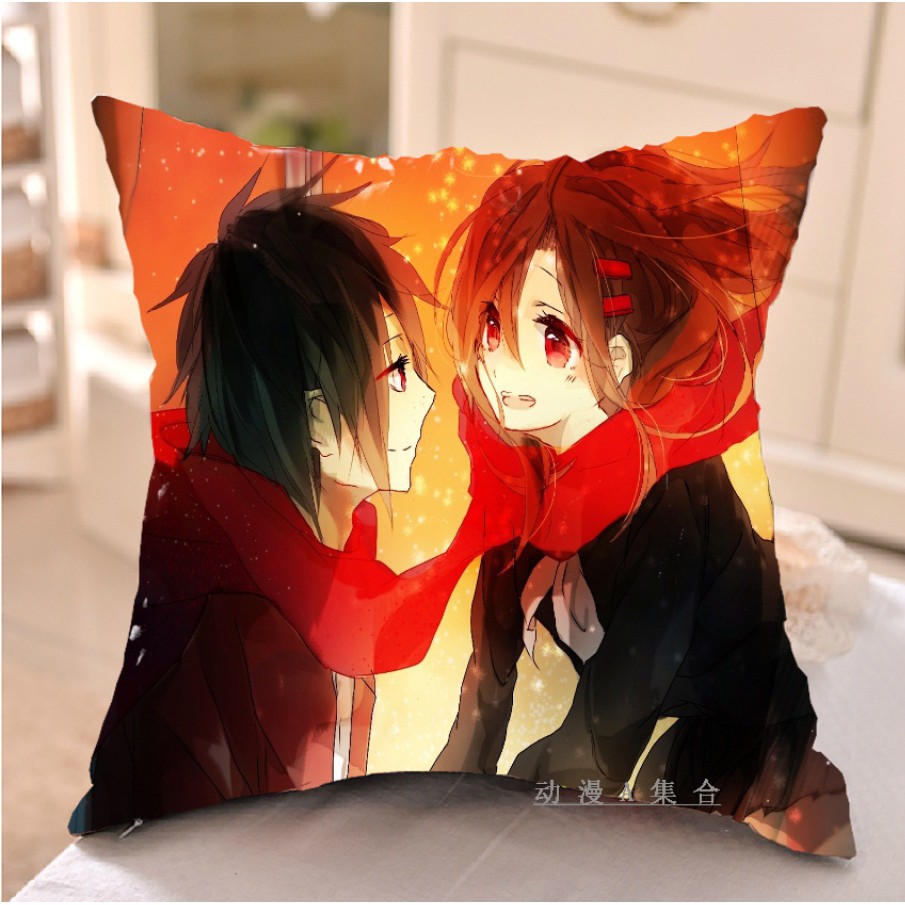 8 24 陽炎project楯山文乃如月伸太郎抱枕套動漫周邊辦公室座椅腰枕頭 蝦皮購物