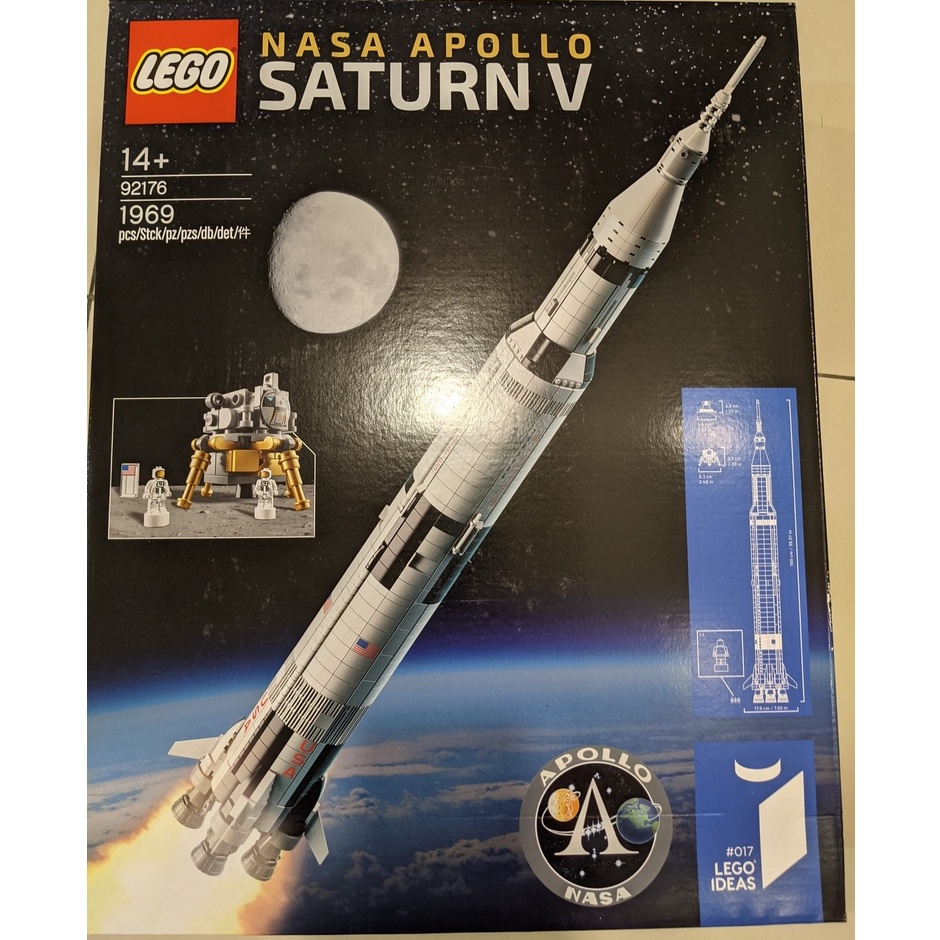 LEGO IDEAS 92176 Apollo Saturn V 阿波羅太空火箭土星5號