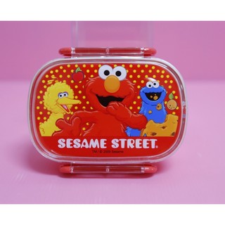 🌸Dona代購🌸現貨 日本正版 芝麻街 Sesame Street-紅色 elmo 便當盒/保鮮盒/收納盒 C72